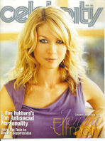 Celebrity magazine cover Jenna Elfman
